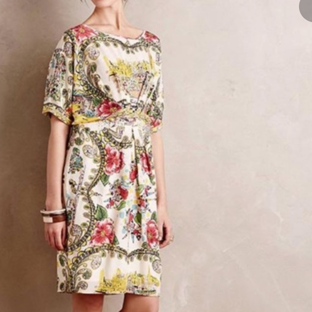 Summer silk dress